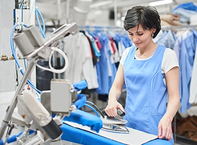 steam ironing services