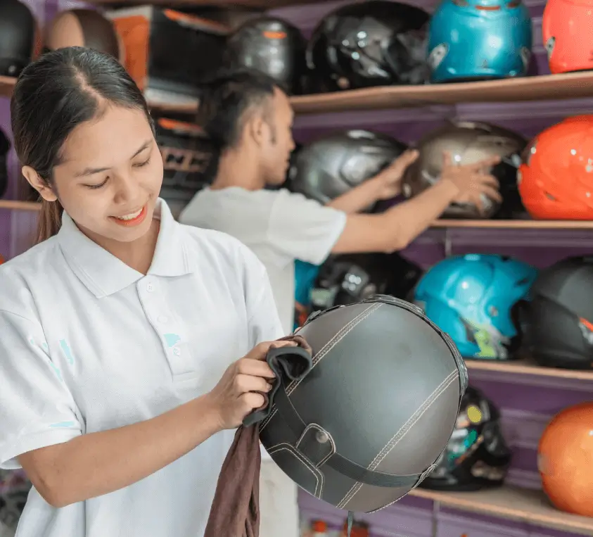 helmet cleaning services