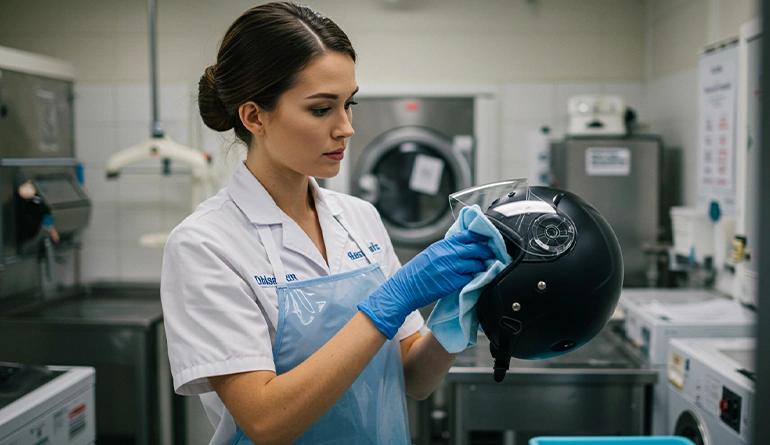 helmet cleaning services